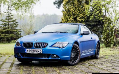 Oklejanie Lakieru w BMW M6 Alpina na Niebieski Mat